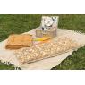 Wood and willow picnic basket for 2 people