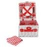 Mini picnic basket in white willow 2 persons