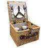 Natural willow picnic basket