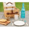 Natural willow picnic basket