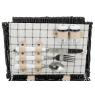 Valise pique-nique isotherme en osier noir