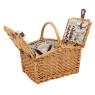 Valise pique-nique isotherme en osier naturel