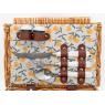 Valise pique-nique isotherme en osier naturel