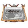 Valise pique-nique isotherme en osier naturel