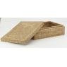 Natural rattan storage box