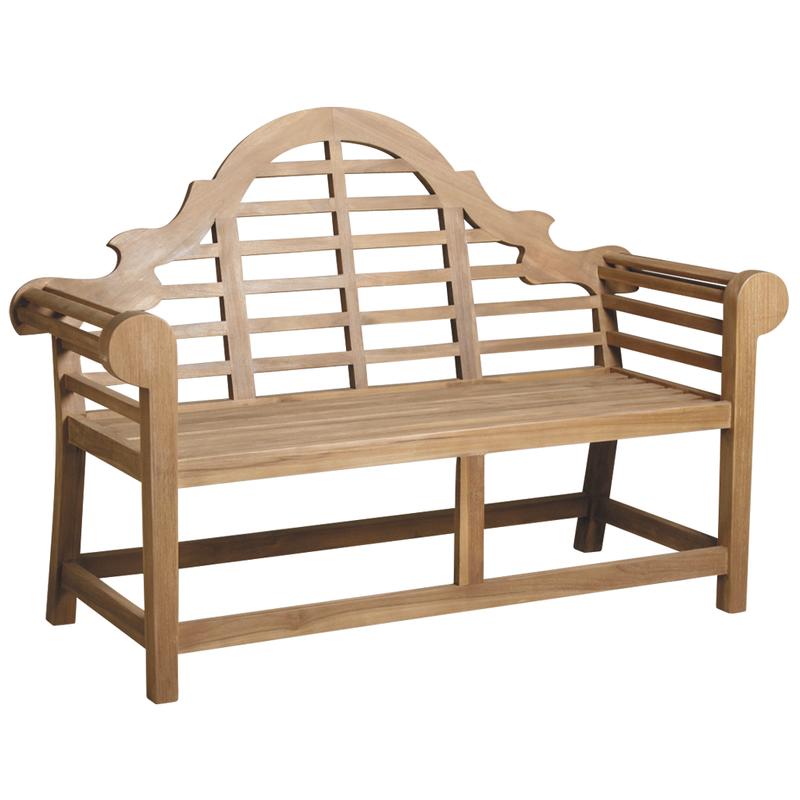 Banc de jardin Lutty en teck massif  MBC1260  AubryGaspard