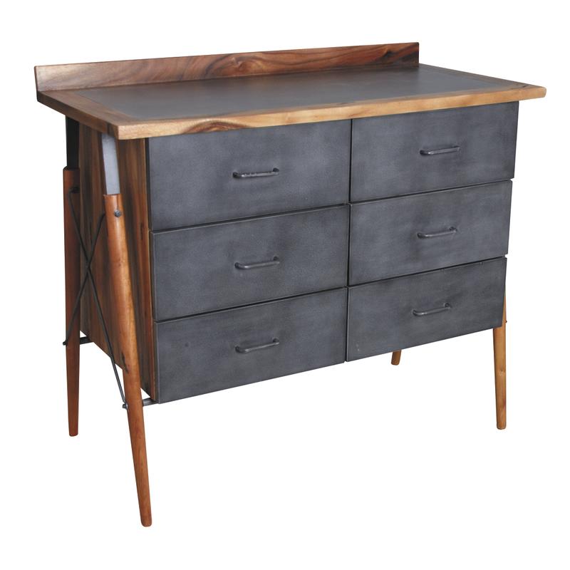 commodes ncm 3100 commode alice en bois de suar massif et métal ~ Commode Bois Et Metal commodes ncm 3100 commode alice en bois de suar massif et métal ~ Commode Bois Et Metal