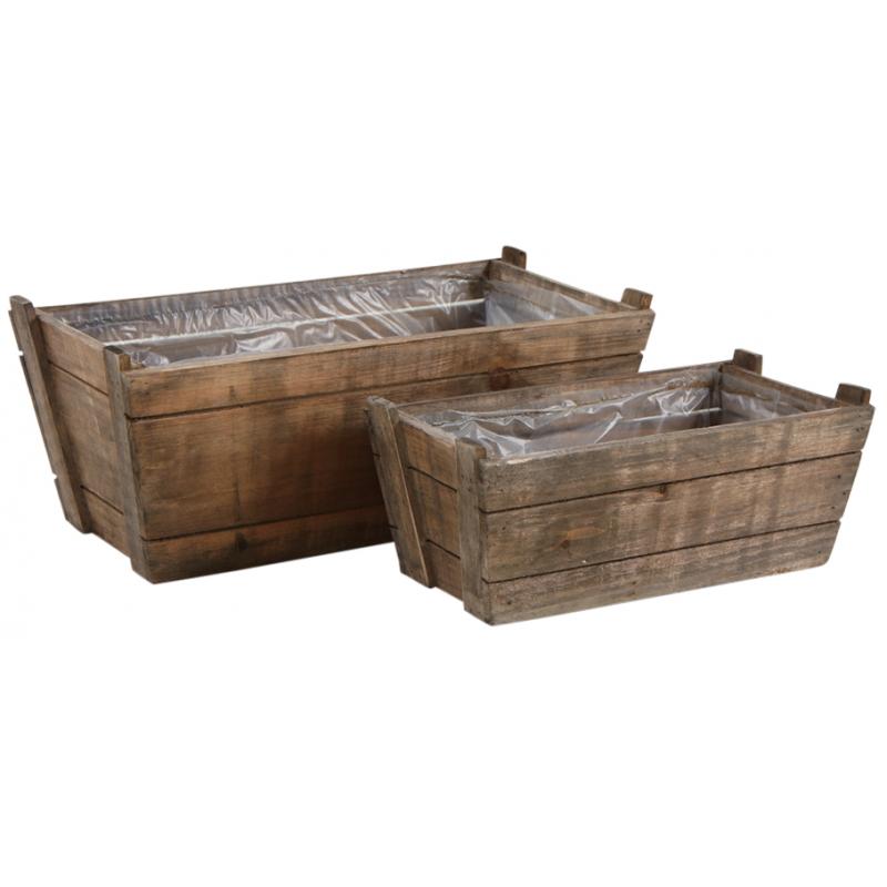 Rectangular wood baskets CCO805SP Aubry Gaspard