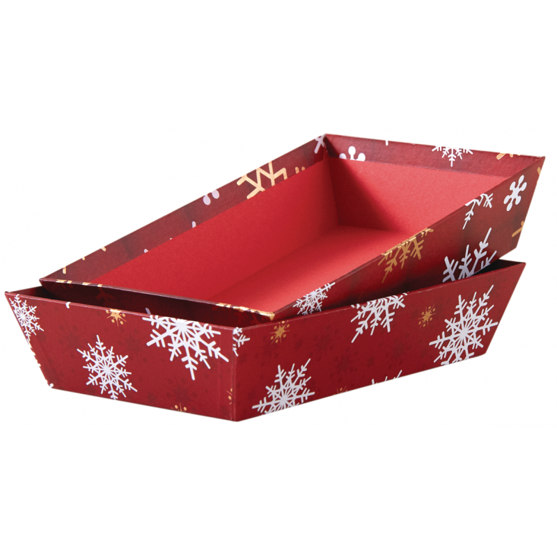 Cardboard Christmas rectangular basket CCO9520 Aubry Gaspard