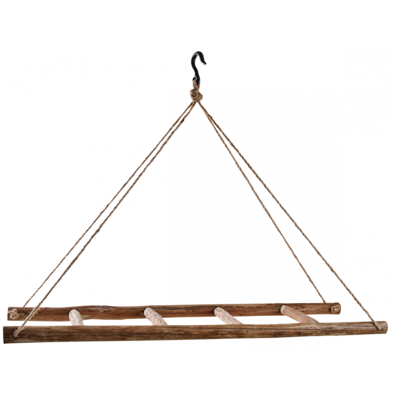Échelle décorative en bois à suspendre - AUBRY GASPARD
