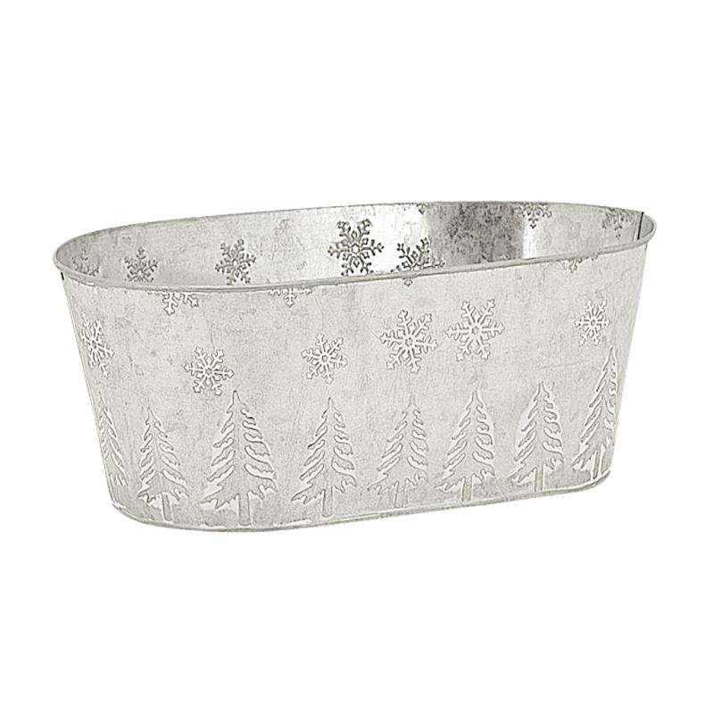 Potager En Métal Galvanisé Ovale - Dimensions 4x2x1 Pieds - Pour Jardinage Surélevé - Extérieur Durable