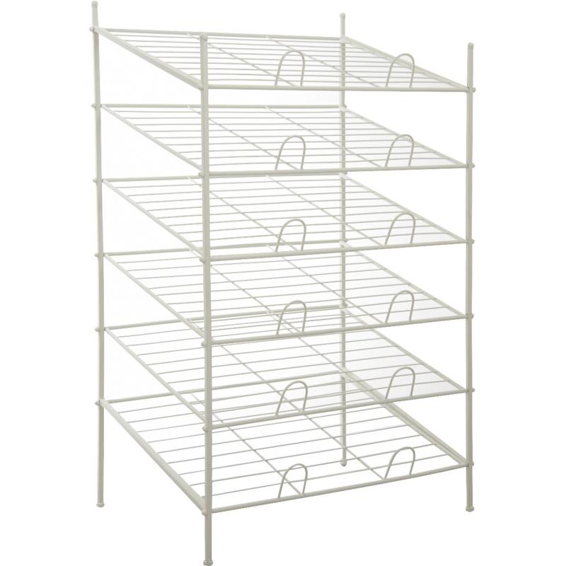 White metal display stand for door mats NPR1490 AubryGaspard