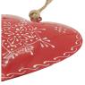 Red metal hanging heart